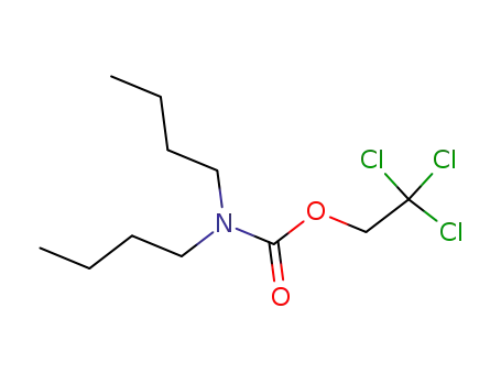 Molecular Structure of 87876-74-2 (Carbamic acid, dibutyl-, 2,2,2-trichloroethyl ester)