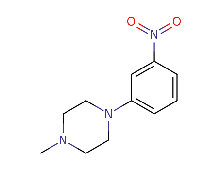 Molecular Structure of 148546-97-8 (1-METHYL-4-(3-NITROPHENYL)PIPERAZINE)