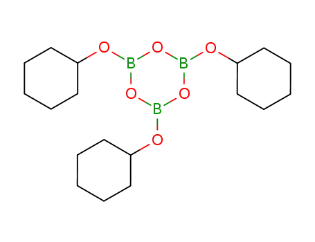 Molecular Structure of 1172-69-6 (tris(cyclohexyloxy)boroxin)