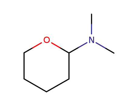 Molecular Structure of 37019-50-4 (2H-Pyran-2-amine, tetrahydro-N,N-dimethyl-)