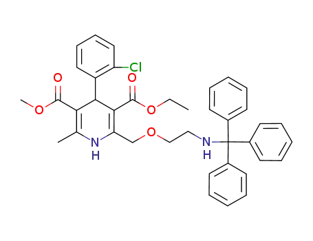 Molecular Structure of 156366-27-7 (N-tritylamlodipine)