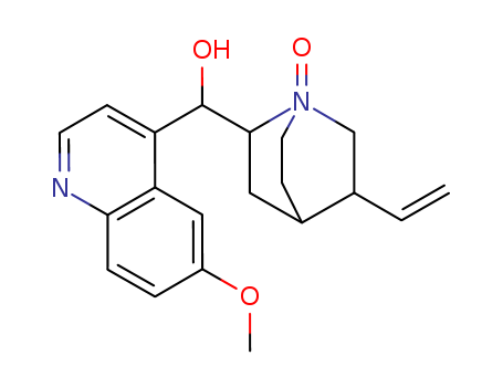 70116-00-6,Quinidine N-oxide,Quinidine N-oxide;6'-Methoxy-1-oxy-cinchonan-9-ol;Cinchonan-9-ol,6'-methoxy-,1-oxide,(9S);
