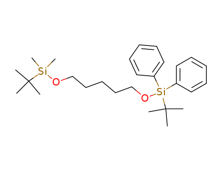 Molecular Structure of 121671-67-8 (4,10-Dioxa-3,11-disilatridecane,
2,2,3,3,12,12-hexamethyl-11,11-diphenyl-)