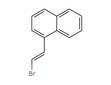 Molecular Structure of 77150-88-0 (Naphthalene, 1-[(1E)-2-bromoethenyl]-)