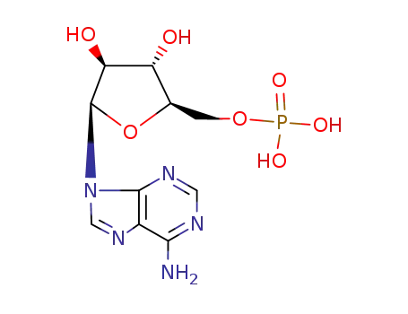 Molecular Structure of 29984-33-6 (Vidarabine monophosphate)