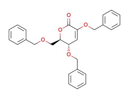 Molecular Structure of 62641-00-3 (<4S,5R>-2,4,6-tribenzyloxy-5-hydroxyhex-2-enoic acid-1,5-lactone)