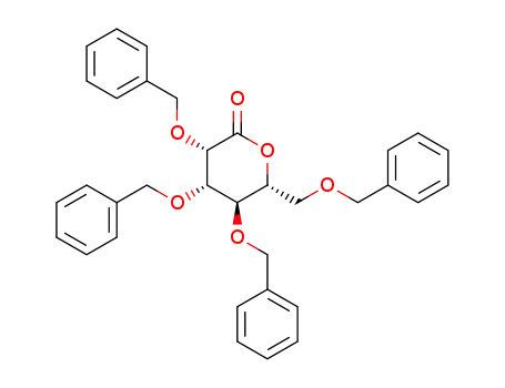 Molecular Structure of 82598-88-7 (2,3,4,6-tetra-O-benzyl-D-mannono-1,5-lactone)