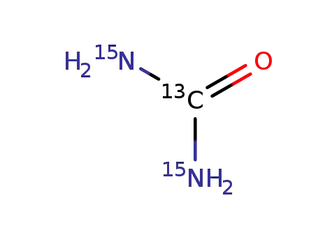 Molecular Structure of 78405-35-3 (Urea-13C,15N2)