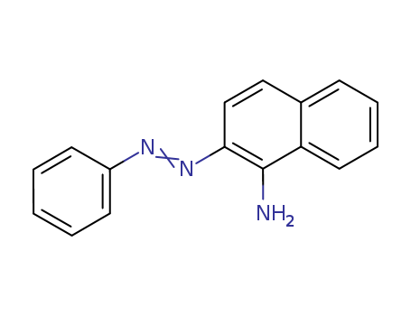 Molecular Structure of 17804-19-2 (1-Naphthalenamine, 2-(phenylazo)-)