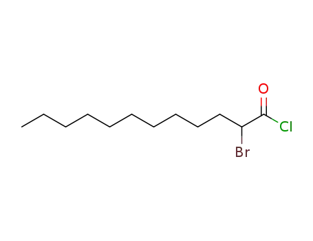 Molecular Structure of 59117-75-8 (Dodecanoyl chloride, 2-bromo-)