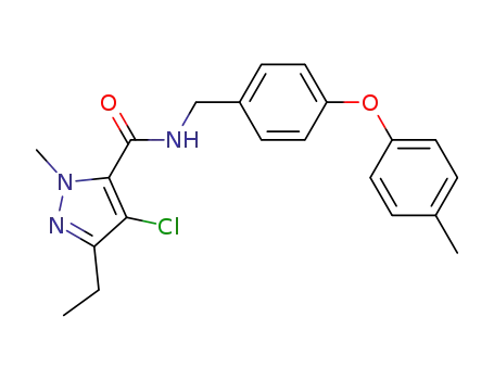 Molecular Structure of 129558-76-5 (TOLFENPYRAD)