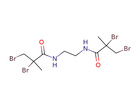 Molecular Structure of 6206-57-1 (2,3-Dibromo-N-[2-(2,3-dibromo-2-methyl-propionylamino)-ethyl]-2-methyl-propionamide)