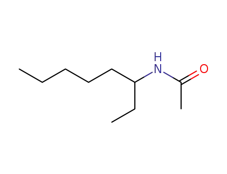 Molecular Structure of 23602-01-9 (Acetamide, N-(1-ethylhexyl)-)