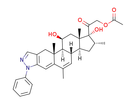 Molecular Structure of 1110-40-3 (cortivazol)