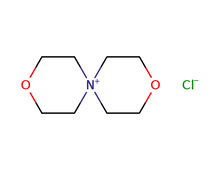 Molecular Structure of 66155-48-4 (3,9-Dioxa-6-azoniaspiro[5.5]undecane, chloride)