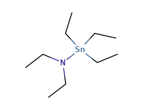 Molecular Structure of 1066-86-0 (N,N,1,1,1-pentaethylstannanamine)