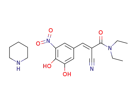 Molecular Structure of 1047659-01-7 (entacapone; piperidine salt)