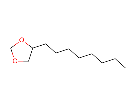 Molecular Structure of 15138-49-5 (1,3-Dioxolane, 4-octyl-)