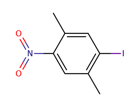 Molecular Structure of 6311-51-9 (1-iodo-2,5-dimethyl-4-nitrobenzene)