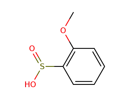 Molecular Structure of 13165-78-1 (o-methoxybenzenesulphinic acid)