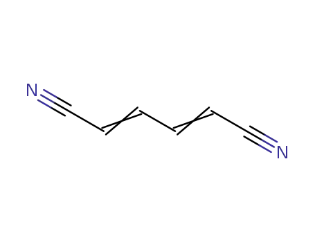 Molecular Structure of 821-60-3 (1,3-Butadiene-1,4-dicarbonitrile)