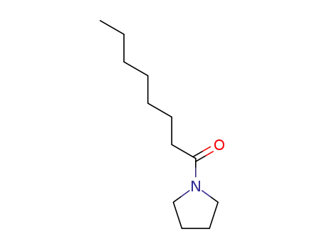 Molecular Structure of 20299-80-3 (1-(pyrrolidin-1-yl)octan-1-one)