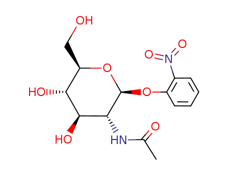 Molecular Structure of 13264-92-1 (2-NITROPHENYL-N-ACETYL-BETA-D-GLUCOSAMINIDE)