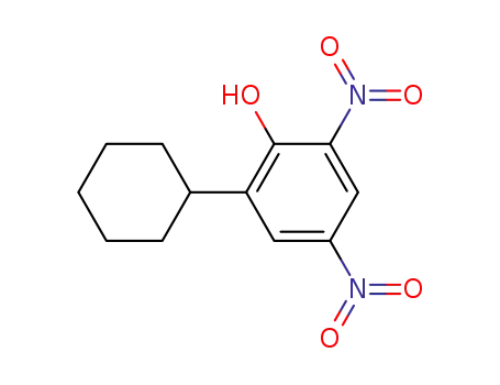 Molecular Structure of 131-89-5 (2-CYCLOHEXYL-4,6-DINITROPHENOL)