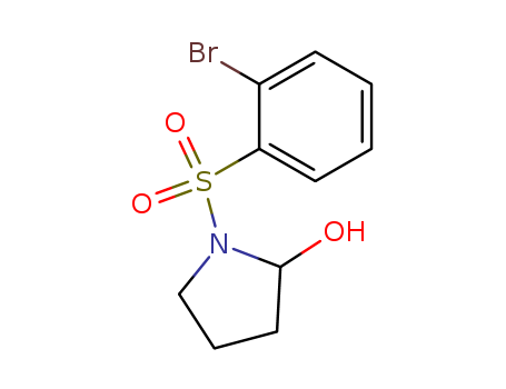 2-Pyrrolidinol, 1-[(2-bromophenyl)sulfonyl]-