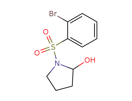 Molecular Structure of 830319-68-1 (2-Pyrrolidinol, 1-[(2-bromophenyl)sulfonyl]-)