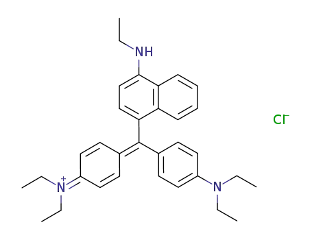 Molecular Structure of 2390-60-5 (Basic Blue 7)