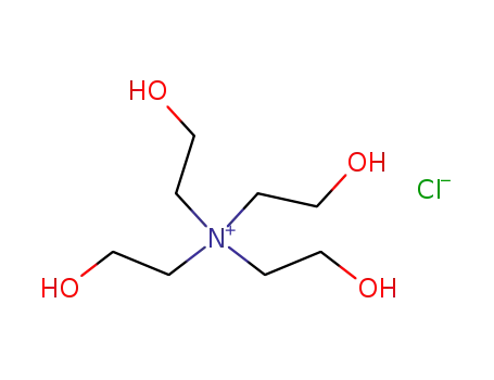 Molecular Structure of 13269-66-4 (tetrakis(2-hydroxyethyl)ammonium chloride)