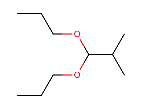Molecular Structure of 13259-75-1 (2-Methyl-1,1-dipropoxypropane)