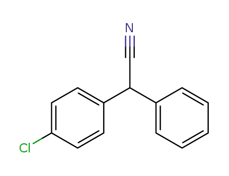 Molecular Structure of 4578-80-7 (2-(p-Chlorophenyl)-2-phenylacetonitrile)