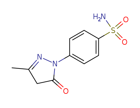 Benzenesulfonamide,4-(4,5-dihydro-3-methyl-5-oxo-1H-pyrazol-1-yl)-(13269-73-3)