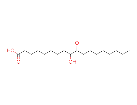 Molecular Structure of 13985-41-6 (9-hydroxy-10-oxooctadecanoic acid)