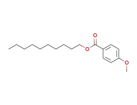 Molecular Structure of 6974-04-5 (4-Methoxybenzoic acid decyl ester)