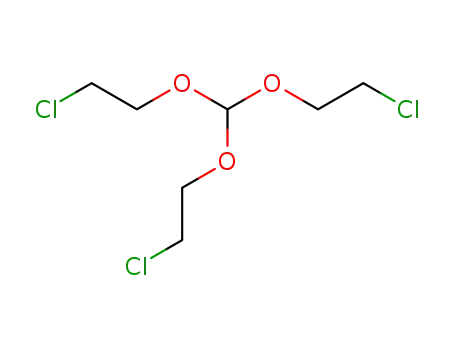 Molecular Structure of 18719-58-9 (TRIS(2-CHLOROETHYL)- ORTHOFORMATE)