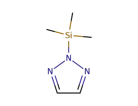 Molecular Structure of 13518-80-4 (2-TRIMETHYLSILYL-1,2,3-TRIAZOLE)