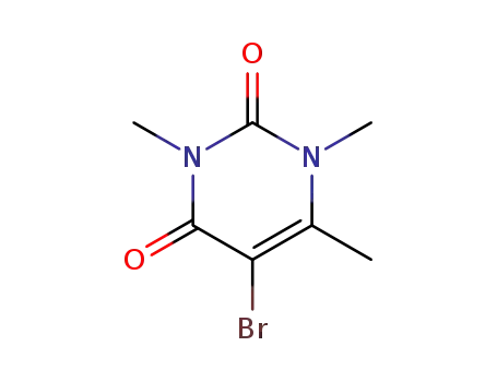 Molecular Structure of 15018-59-4 (1,3,6-TRIMETHYL-5-BROMOURACIL)