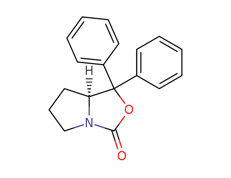 Molecular Structure of 160424-29-3 (1,1-DIPHENYL-TETRAHYDRO-PYRROLO[1,2-C]OXAZOL-3-ONE)