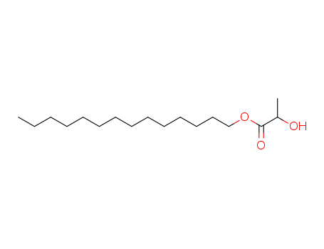 Propanoic acid,2-hydroxy-, tetradecyl ester