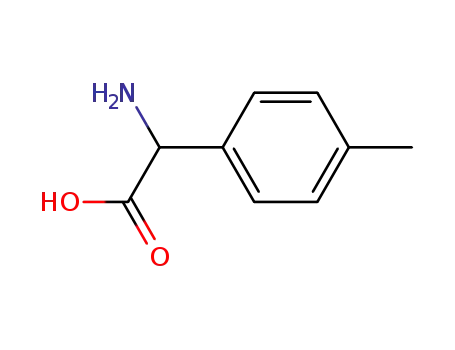 Molecular Structure of 13227-01-5 (2-AMINO-2-(4-METHYLPHENYL)ACETIC ACID)