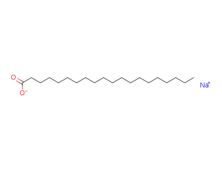 Molecular Structure of 13257-34-6 (sodium icosanoate)