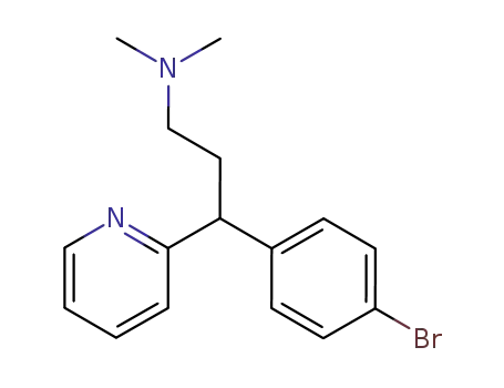 Molecular Structure of 132-21-8 (DEXBROMPHENIRAMINE)