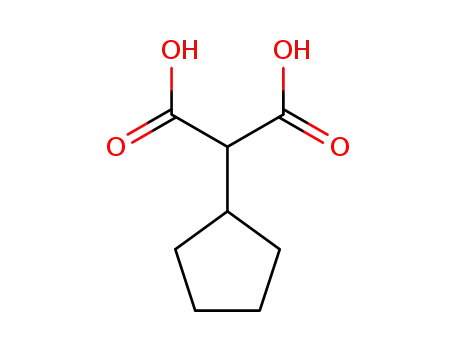 Molecular Structure of 5660-81-1 (Cyclopentanemalonic acid)