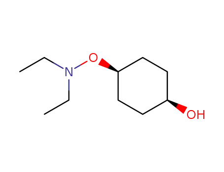 Molecular Structure of 149470-40-6 (Cyclohexanol, 4-[(diethylamino)oxy]-, cis-)