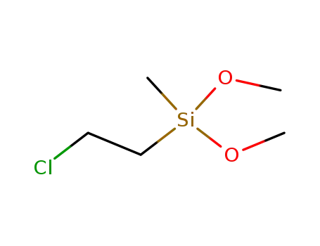 Molecular Structure of 13508-51-5 (2-CHLOROETHYLMETHYLDIMETHOXYSILANE)