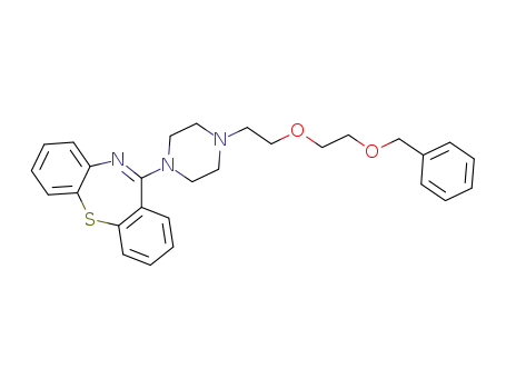 Molecular Structure of 844639-08-3 (11-{4-[2-(2-benzyloxy-ethoxy)ethyl]-piperazin-1-yl}-dibenzo[b,f][1,4]thiazepine)