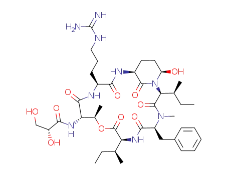 Molecular Structure of 914606-75-0 (micropeptin MZ<sub>845</sub>)